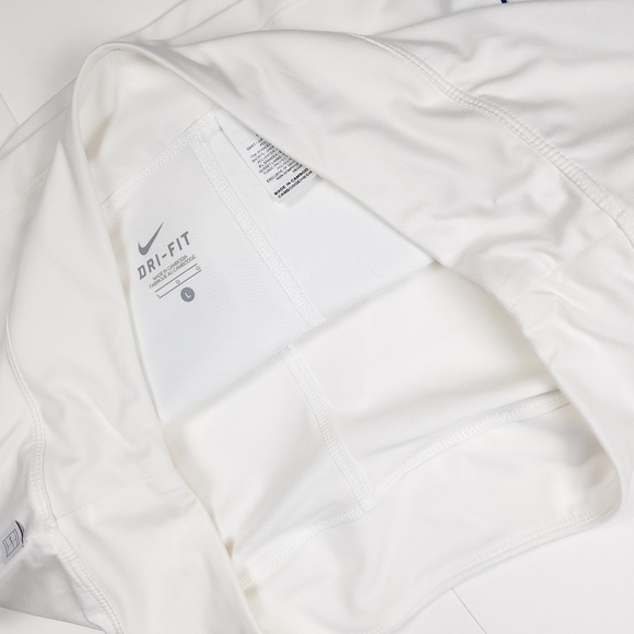 NIKE Women's White Blue Tennis Golf Skorts Sz L - Picture 7 of 8